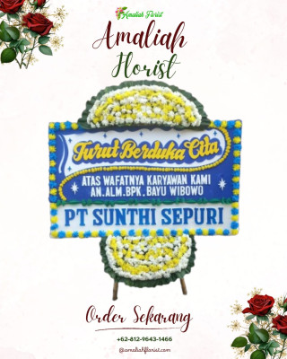 Papan Bunga Duka di Mulyaharja